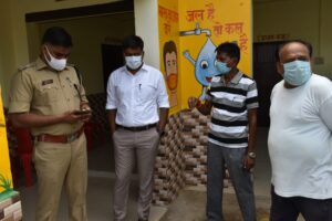 Officials visited Kaulara Kalan village