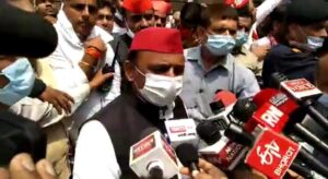 Akhilesh Yadav in Agra