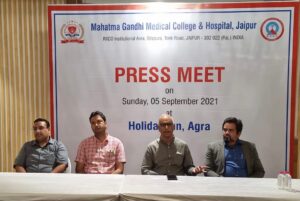 Dr. Chishti and Dr. Kumbhaj at SR Hospital Agra