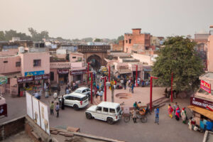 fuel-driven vehicles have been banned inside Tajganj