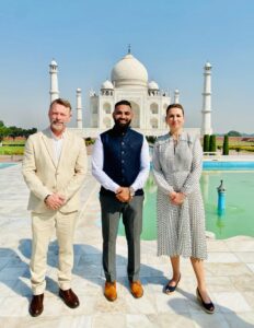 Tajmahal"s grandeur impresses Danish PM Mette Frederiksen