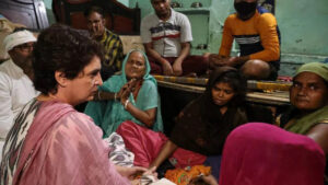 Priyanka visits Arun Valmiki's house