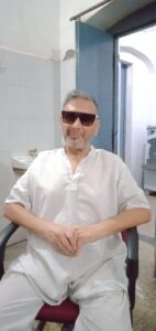 Shyam Jindich Mehta at Agra Mental Asylum