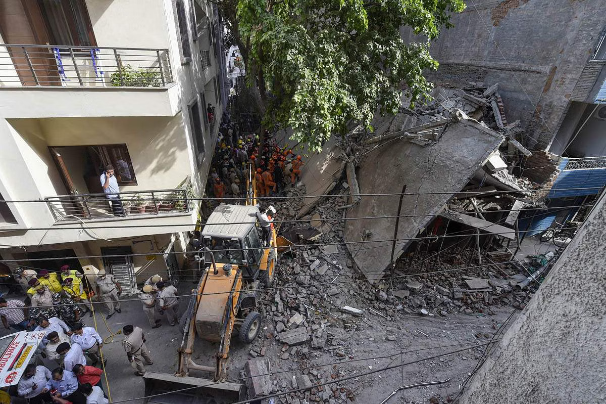 Building Collapse in Agra