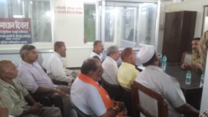 meeting held at ps mantola for barawafat and panpati visarjan