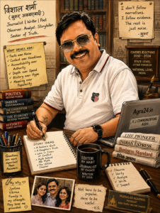 Vishal Sharma Journalist Agra