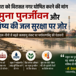 आगरा को विरासत नगर घोषित करने के साथ यमुना पुनर्जीवन को मिले सर्वोच्च प्राथमिकता: डॉ. देवाशीष भट्टाचार्य